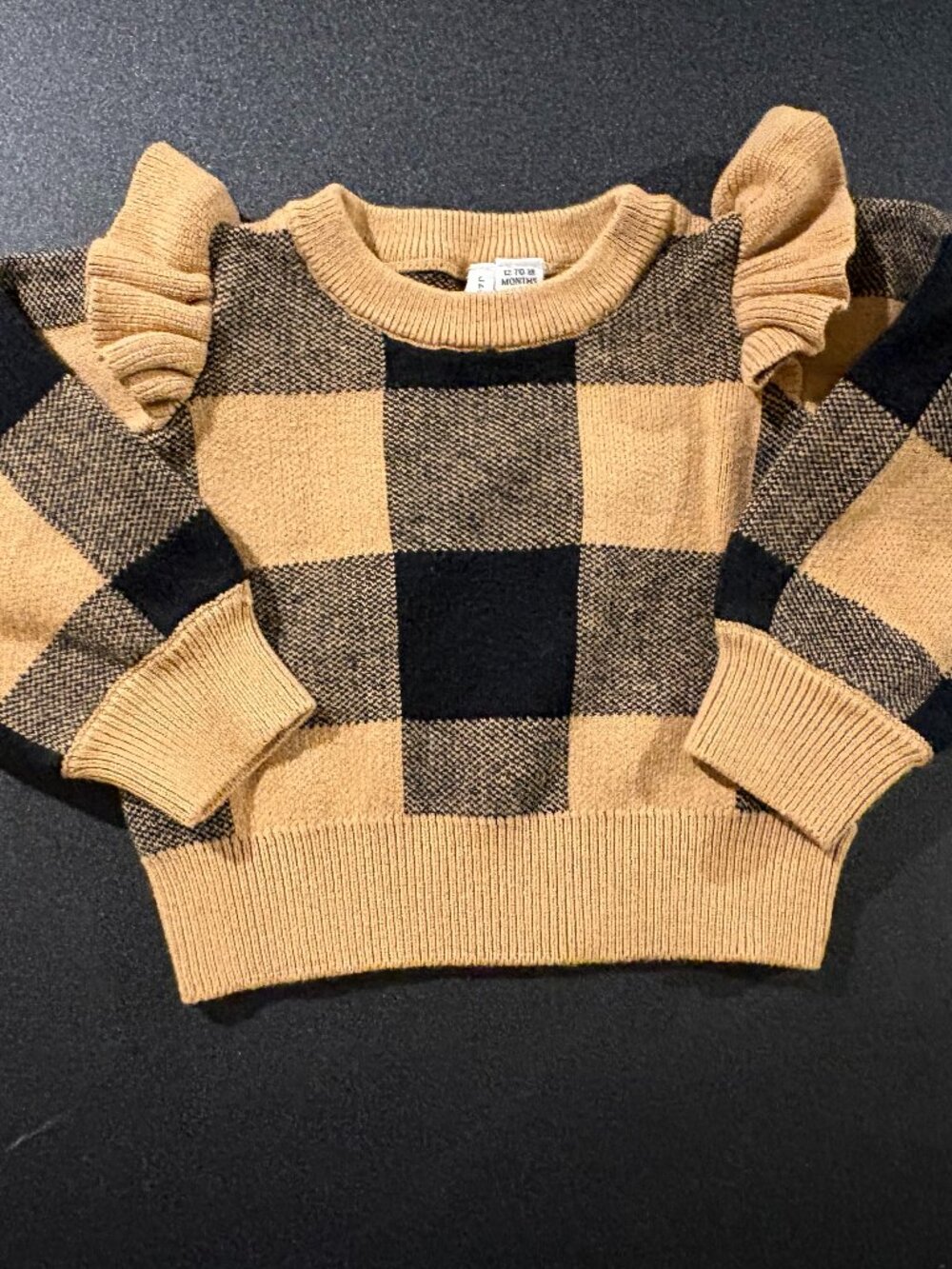 Janie & Jack Plaid Sweater